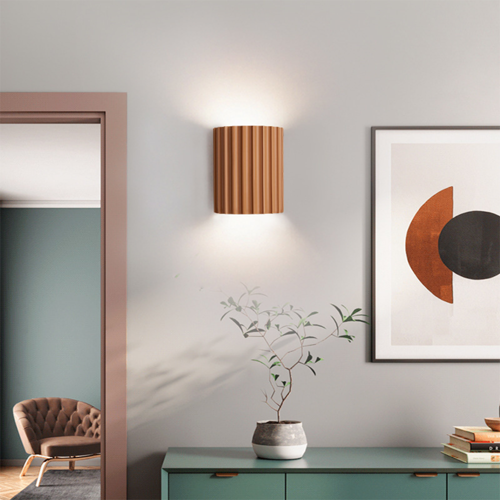 Galerie 20 d'appliques murales modernes en résine en demi-cercle