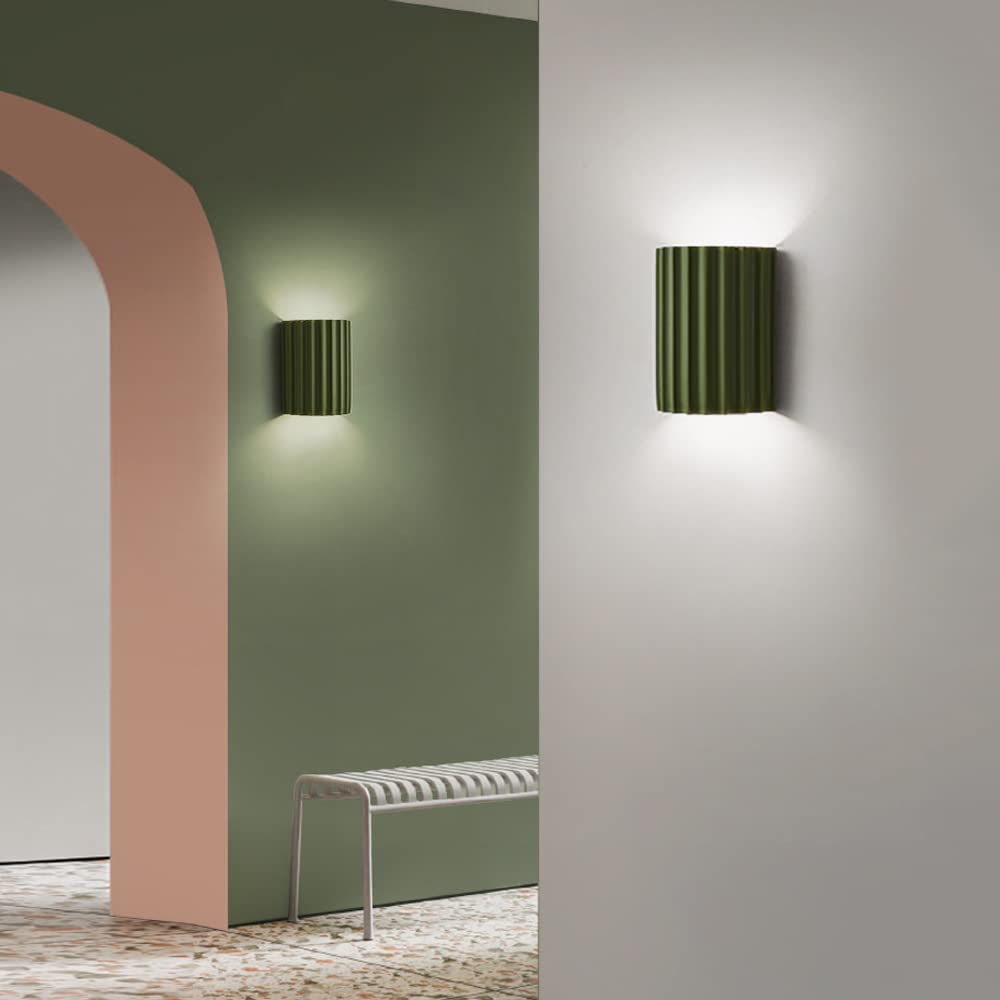 Galerie 14 d'appliques murales modernes en résine en demi-cercle