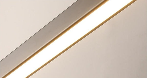 Skandinavische Beleuchtung – Arctic Block – Moderne LED-Kronleuchter für Esszimmer, nordische Restaurantleuchten, lange Hängeleuchten, Büroleuchten, Barbeleuchtung, Arbeitszimmerleuchten