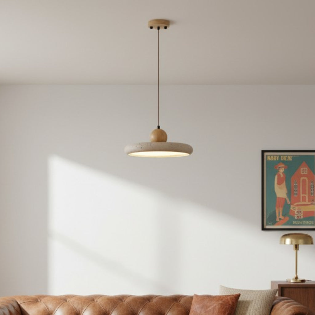 Lampada a sospensione circolare in travertino vintage Katriina4.webp__PID:0c7dd61e-6bca-4cd1-bca9-4840f0191cab