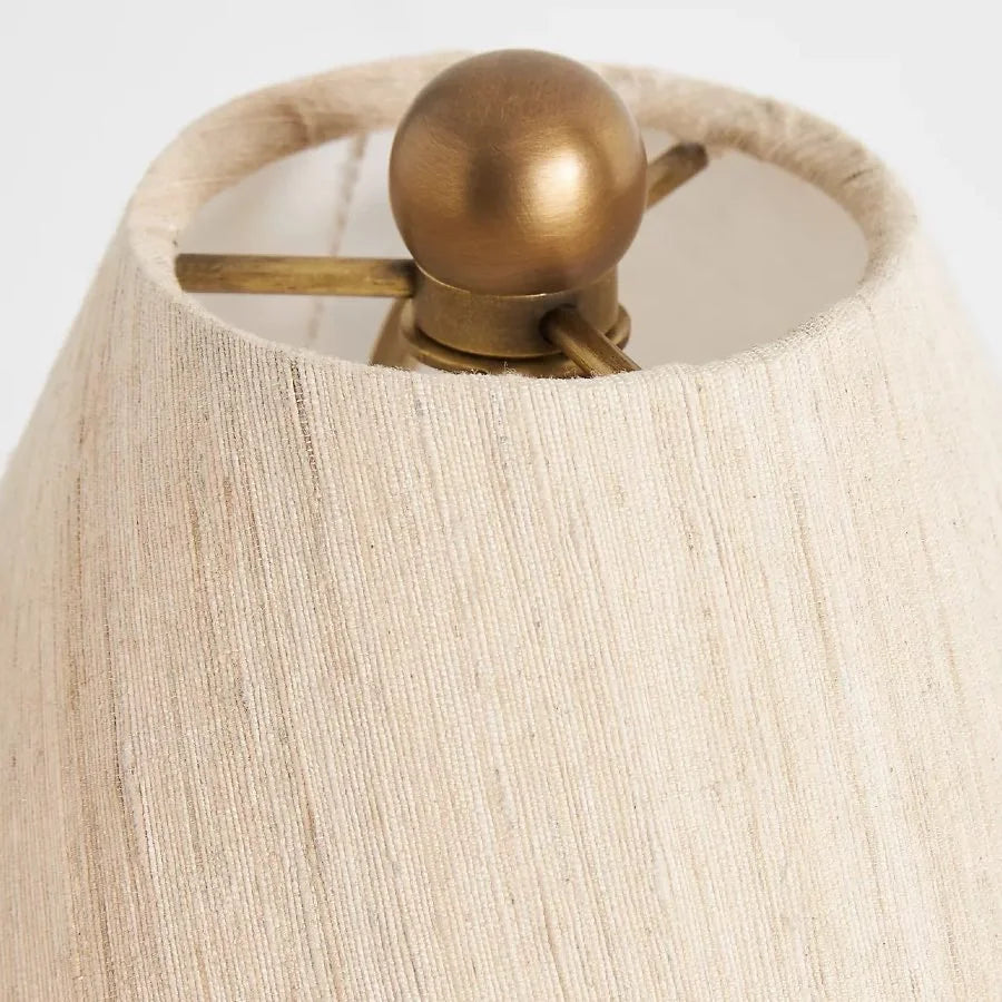 Lampe de table conique rétro en céramique et lin Plabo detail1.webp__PID:8afba43a-b35e-45b9-9c2d-1c677cca4c3c