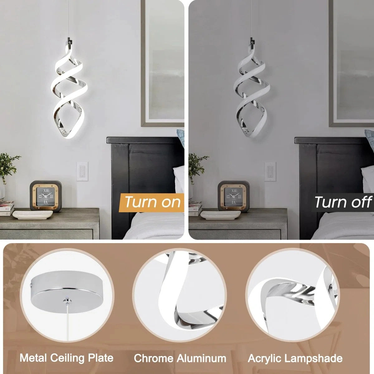 Lámpara colgante LED en espiral de aluminio moderna Ray, detalle 1.webp__PID:0e53683a-d4ae-4f46-b8b8-cc805248de89