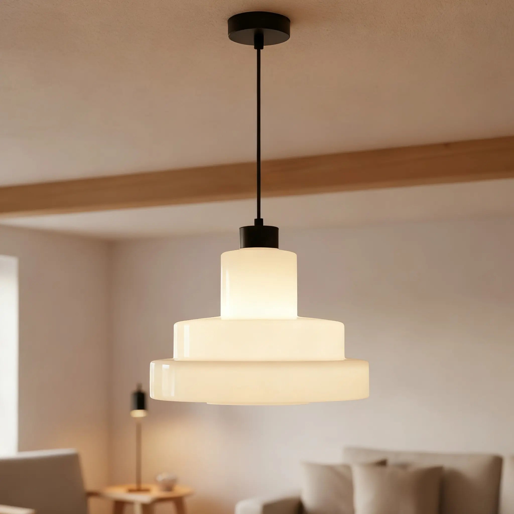 Lámpara colgante de cristal con forma de pastel de varios niveles Arvin28.webp__PID:11f02e2b-3a65-4388-8101-f07dac925415