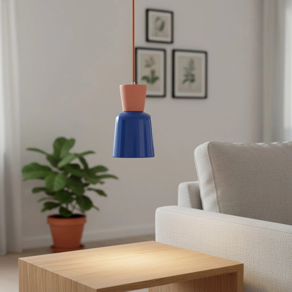 Lampada a sospensione in ceramica colorata vintage Jesper13.webp__PID:aecae08d-ae10-4b6a-a7f1-77b4025052ab