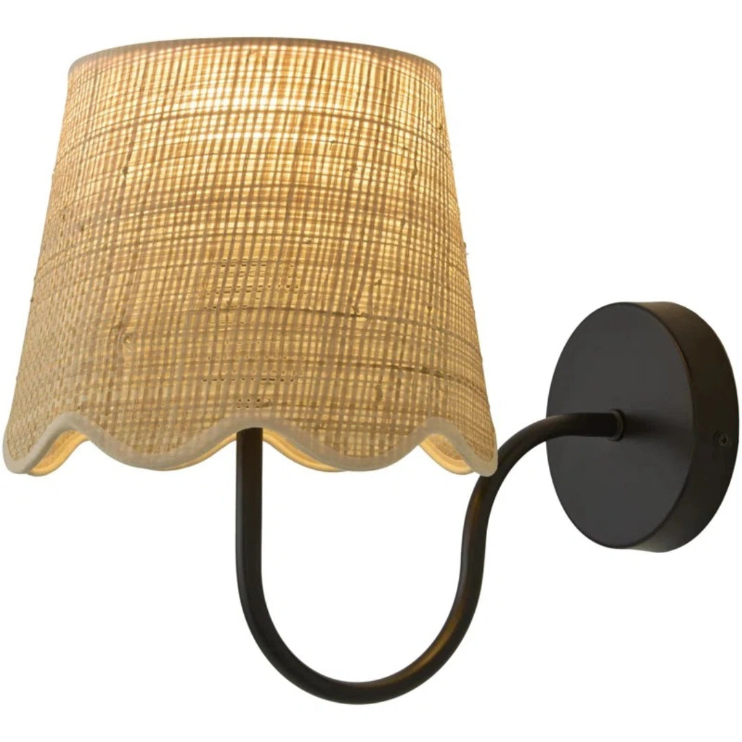 Applique murale tambour en rotin Tracie Farmhouse noire sur.webp__PID:0690bc52-4604-4137-93f8-8c10ce51ecf6