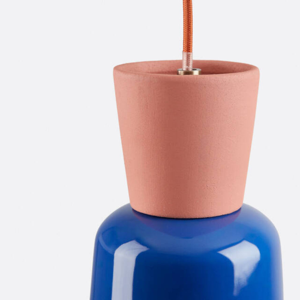 Lampada a sospensione in ceramica colorata vintage Jesper2.webp__PID:8eb60faa-9d58-4570-a803-abef56a4b536