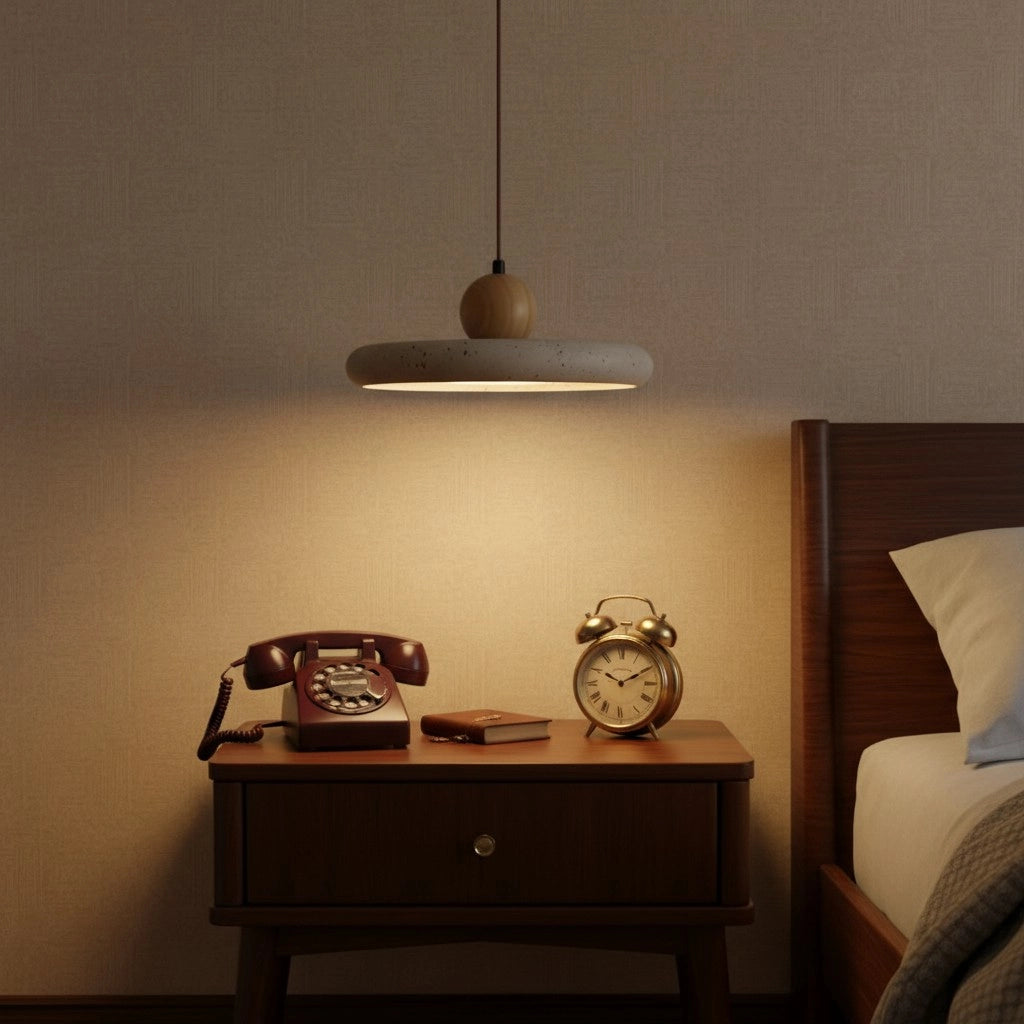 Lampada a sospensione circolare in travertino vintage Katriina6.webp__PID:ed31547b-90fa-457c-904c-f6a87324283b