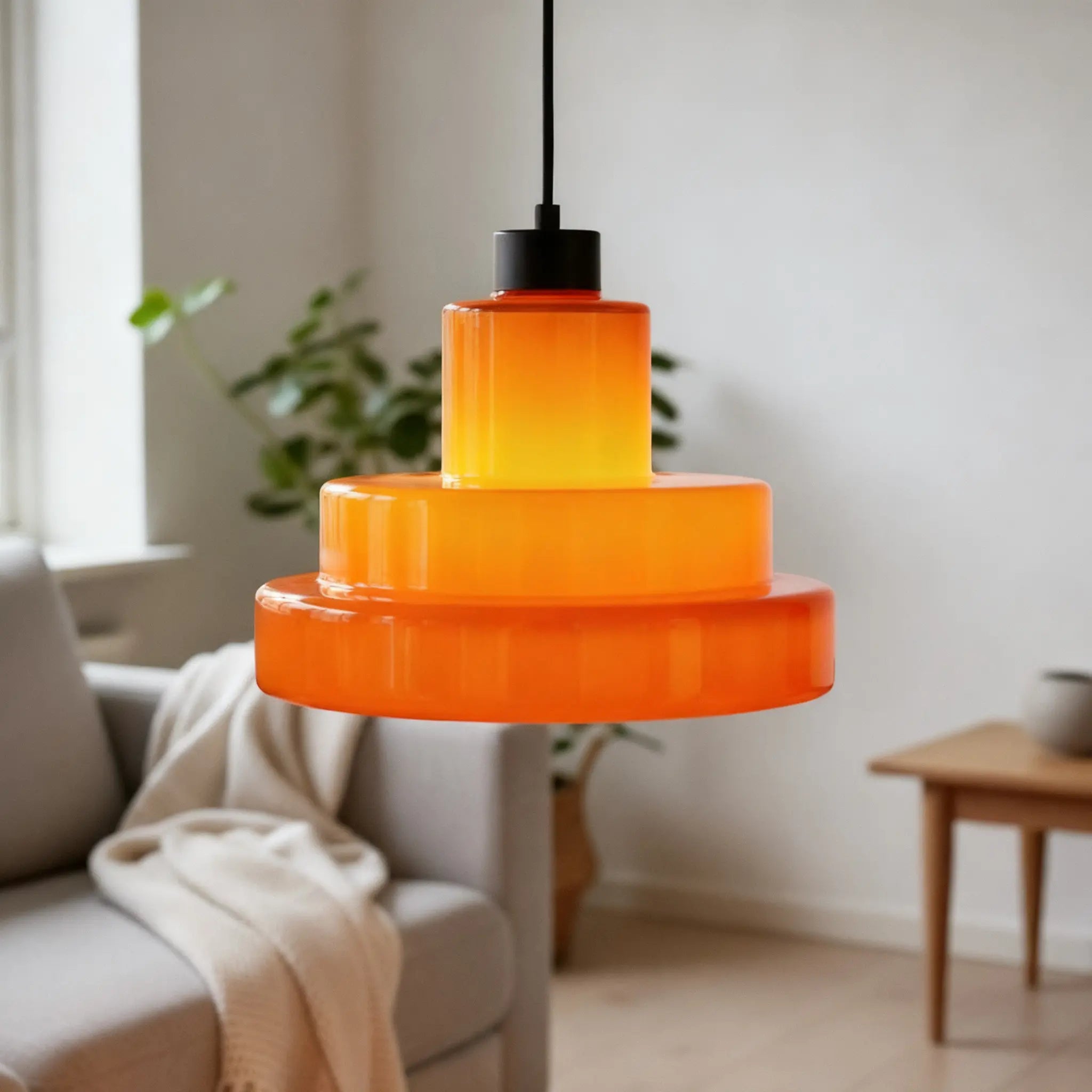 Lámpara colgante de cristal con forma de pastel de varios niveles Arvin24.webp__PID:39b1ce6e-11f0-4e2b-ba65-c388c101f07d