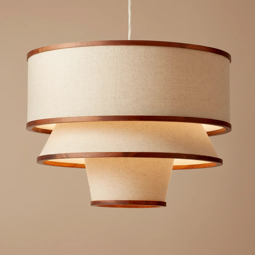 Caroline Modern Walnut Wood and Linen Pendant Light 2.webp__PID:70edde3e-36e4-450b-a090-8b7e688d3d3d
