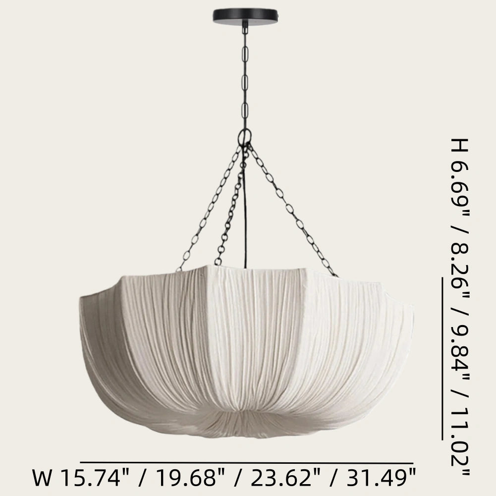 Lámpara colgante Willy Vintage de lino con forma de cuenco tamaño.webp__PID:0f82a59b-5856-444a-b1a9-fc0d3293fe6b