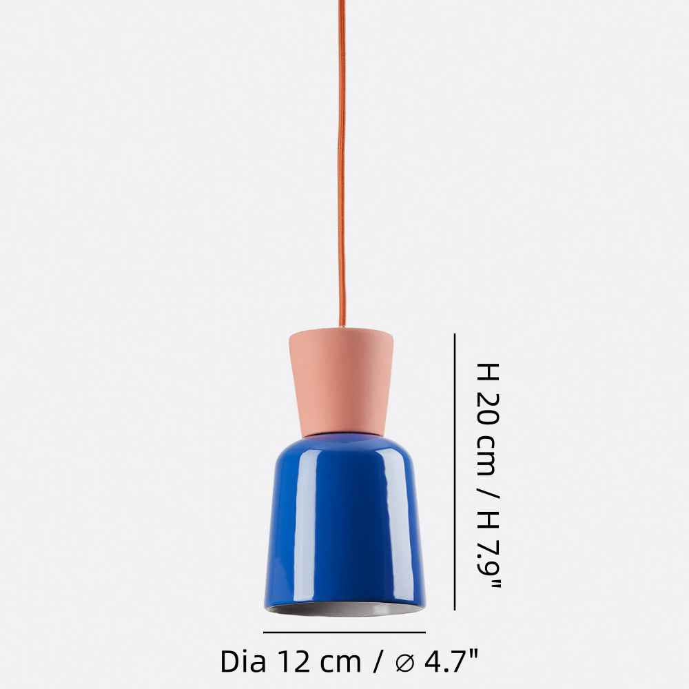 Lampada a sospensione in ceramica colorata vintage Jesper1.webp__PID:978eb60f-aa9d-48f5-b028-03abef56a4b5
