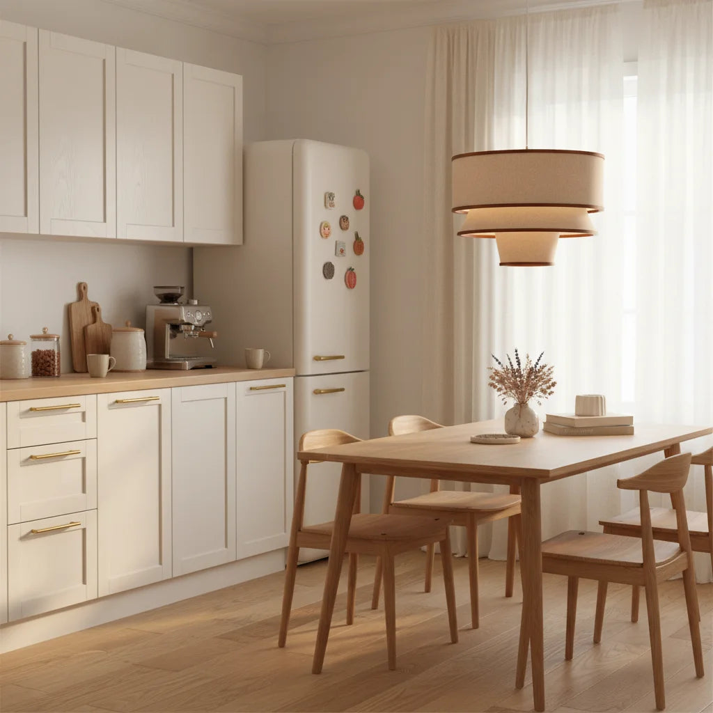Caroline Modern Walnut Wood and Linen Pendant Light 7.webp__PID:3bfdb1bd-67ed-4a70-adde-3e36e4750b20
