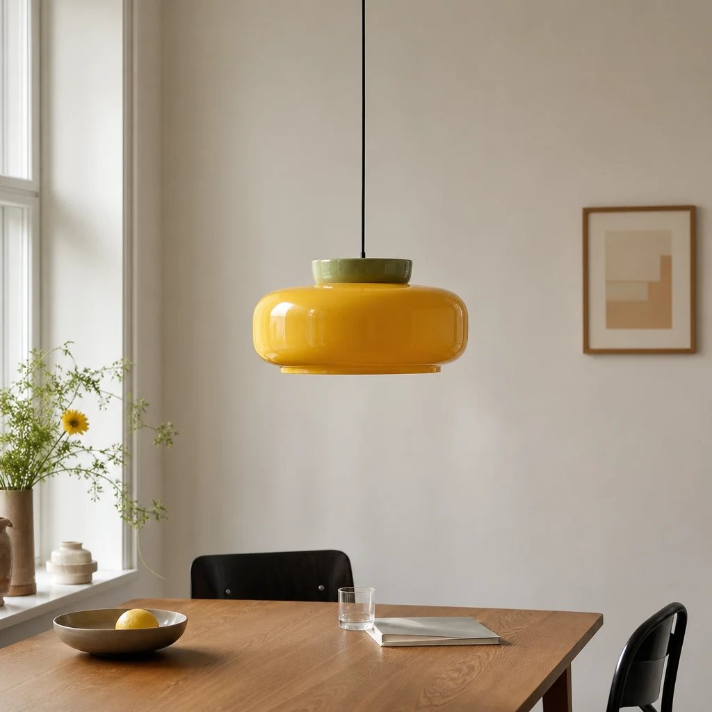 Mafalda hanglamp in een studio-interieur