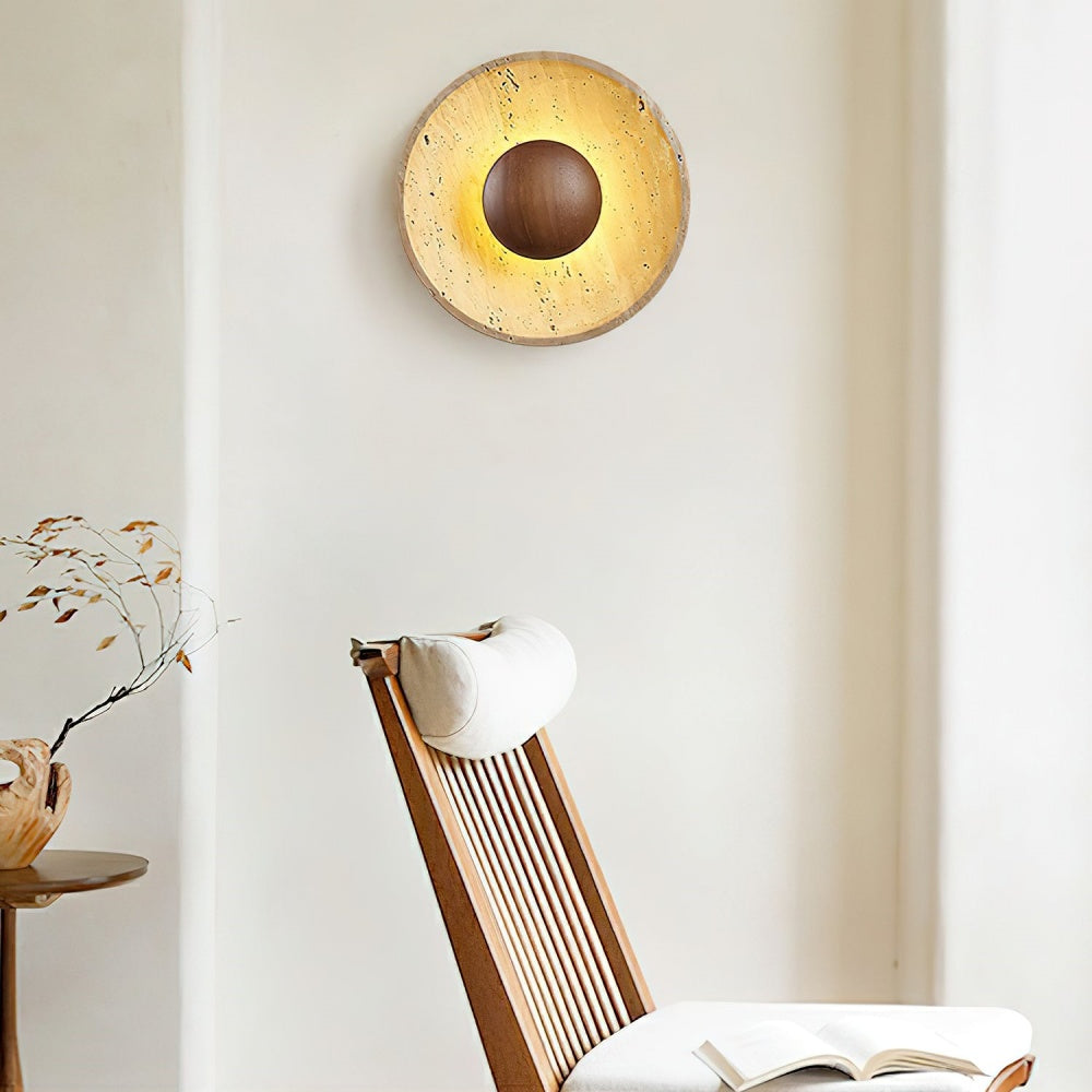 Caedralis Wabi-Sabi Travertine Round Wall Light (8).webp__PID:9d783262-4e92-4dc7-995a-129bb412db38