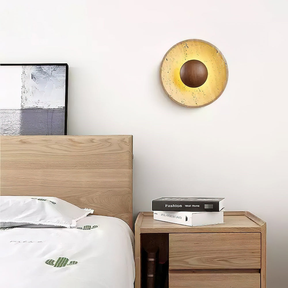 Caedralis Wabi-Sabi Travertine Round Wall Light (6).webp__PID:1f499d78-3262-4e92-bdc7-595a129bb412