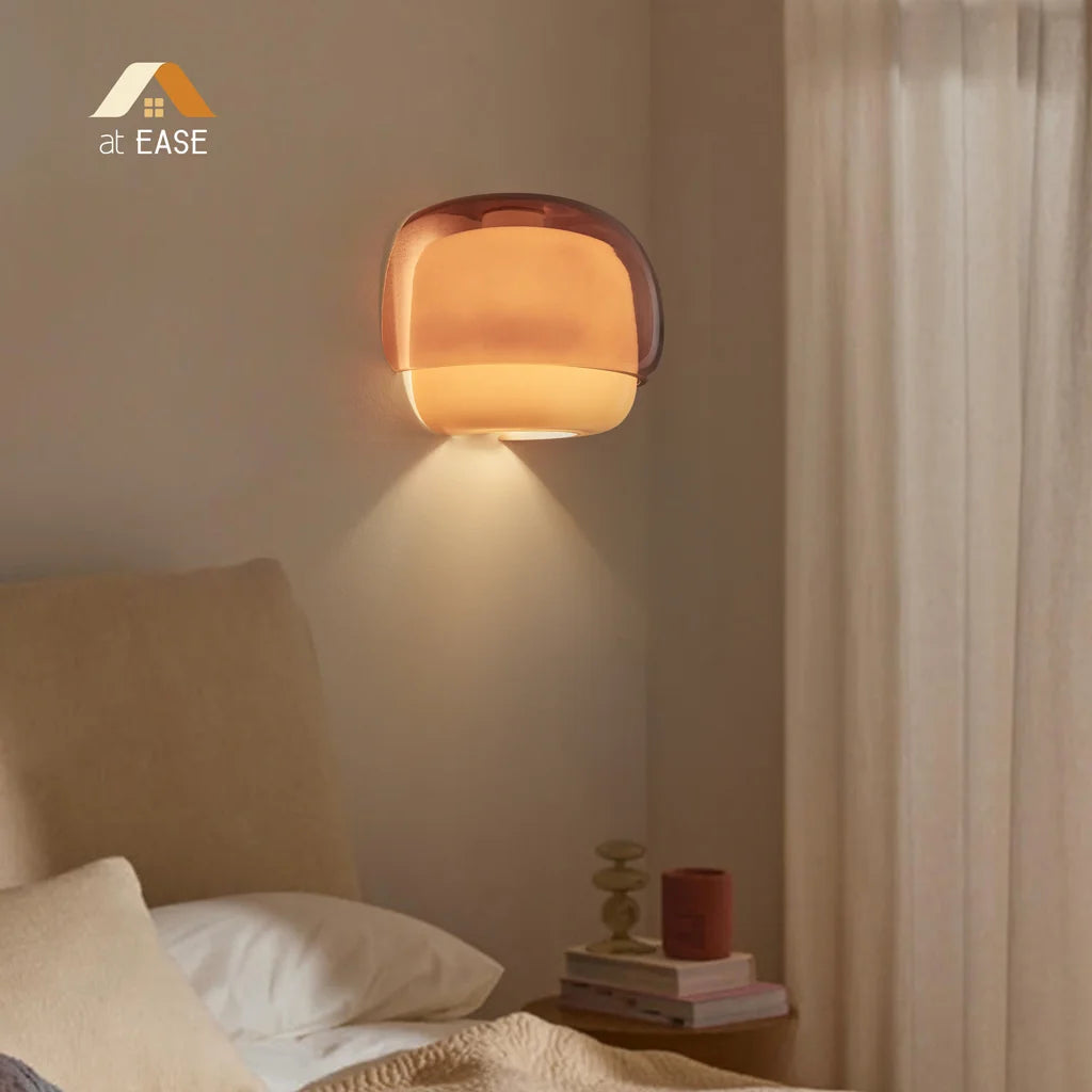 Orvenis Macaron Coloured Glass Wall Light scene4.webp__PID:11b36539-6ab6-458f-978e-9a141a3dac54