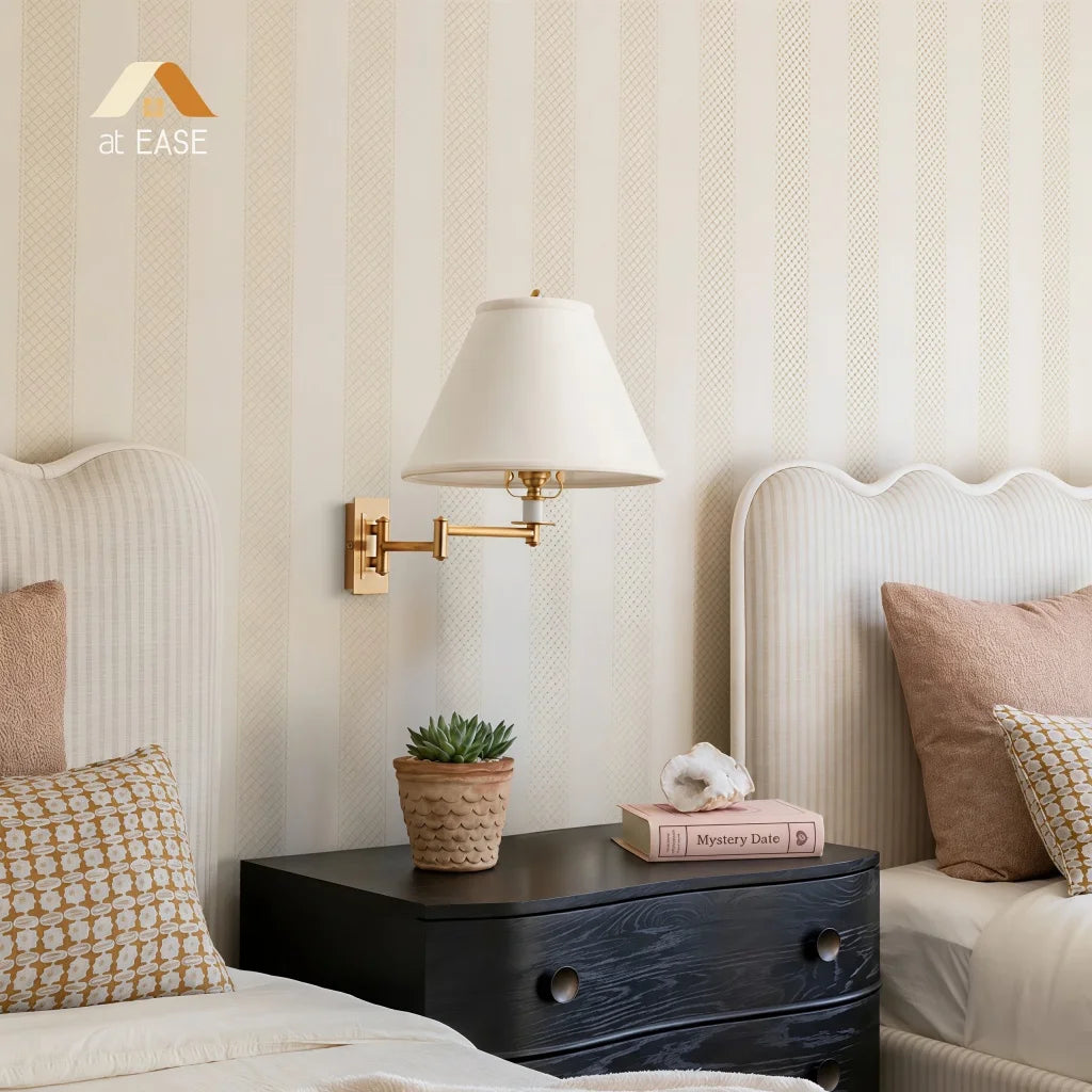 Arlington Linen Shade Metal Swing Arm Wall Lamp 1.webp__PID:55a01137-608e-4b4b-9171-d00b3ad2359c