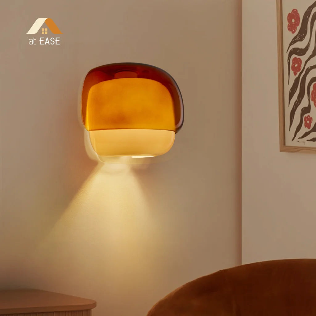 Orvenis Macaron Coloured Glass Wall Light scene1.webp__PID:55462411-b365-496a-b695-8f178e9a141a