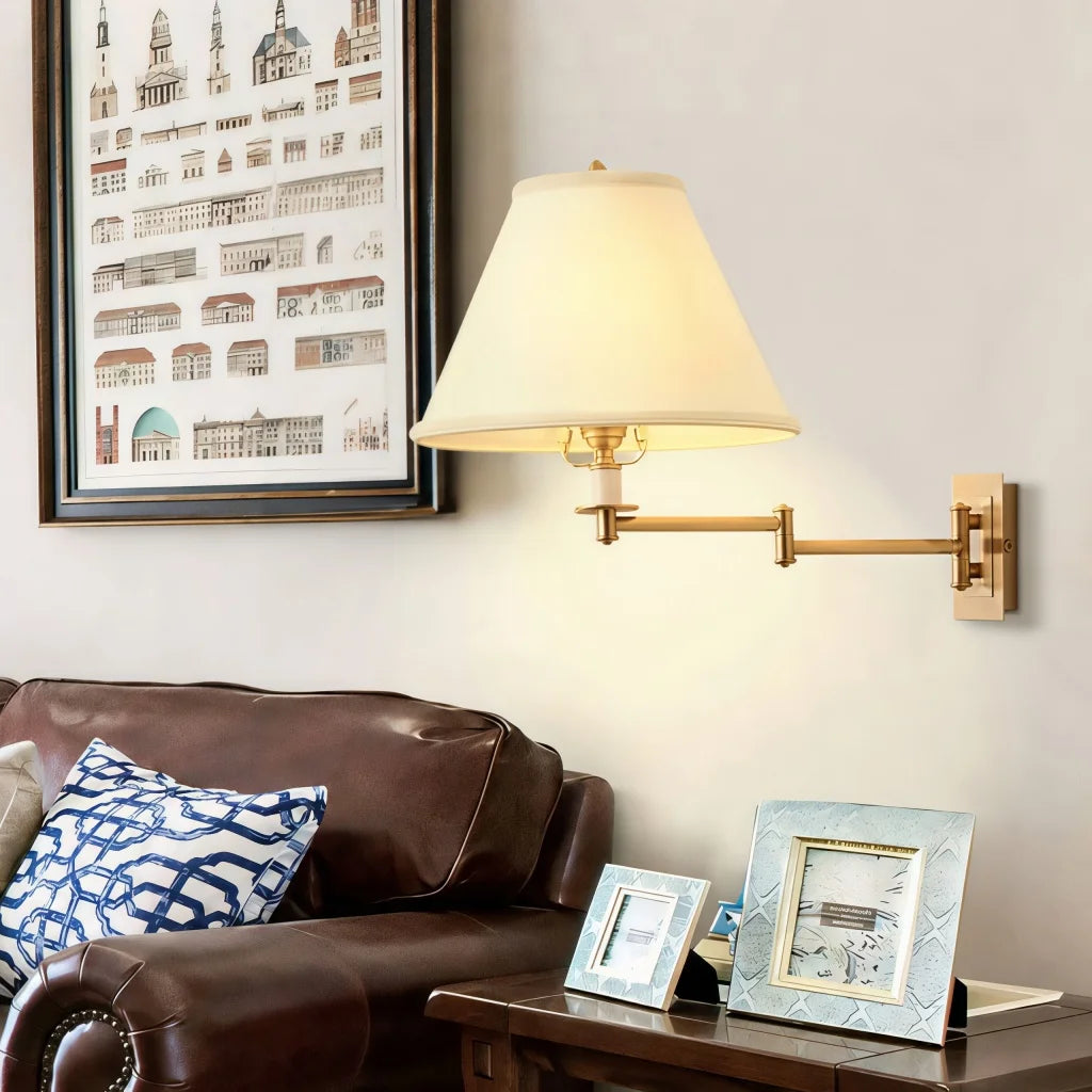 Arlington Linen Shade Metal Swing Arm Wall Lamp 7.webp__PID:cb4b9171-d00b-4ad2-b59c-646e51d47943