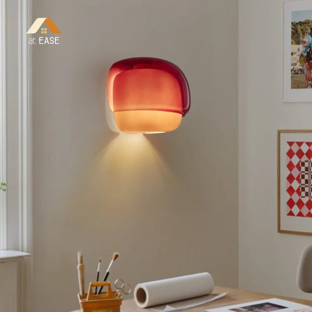 Orvenis Macaron Coloured Glass Wall Light scene7.webp__PID:396ab695-8f17-4e9a-941a-3dac547dde7d