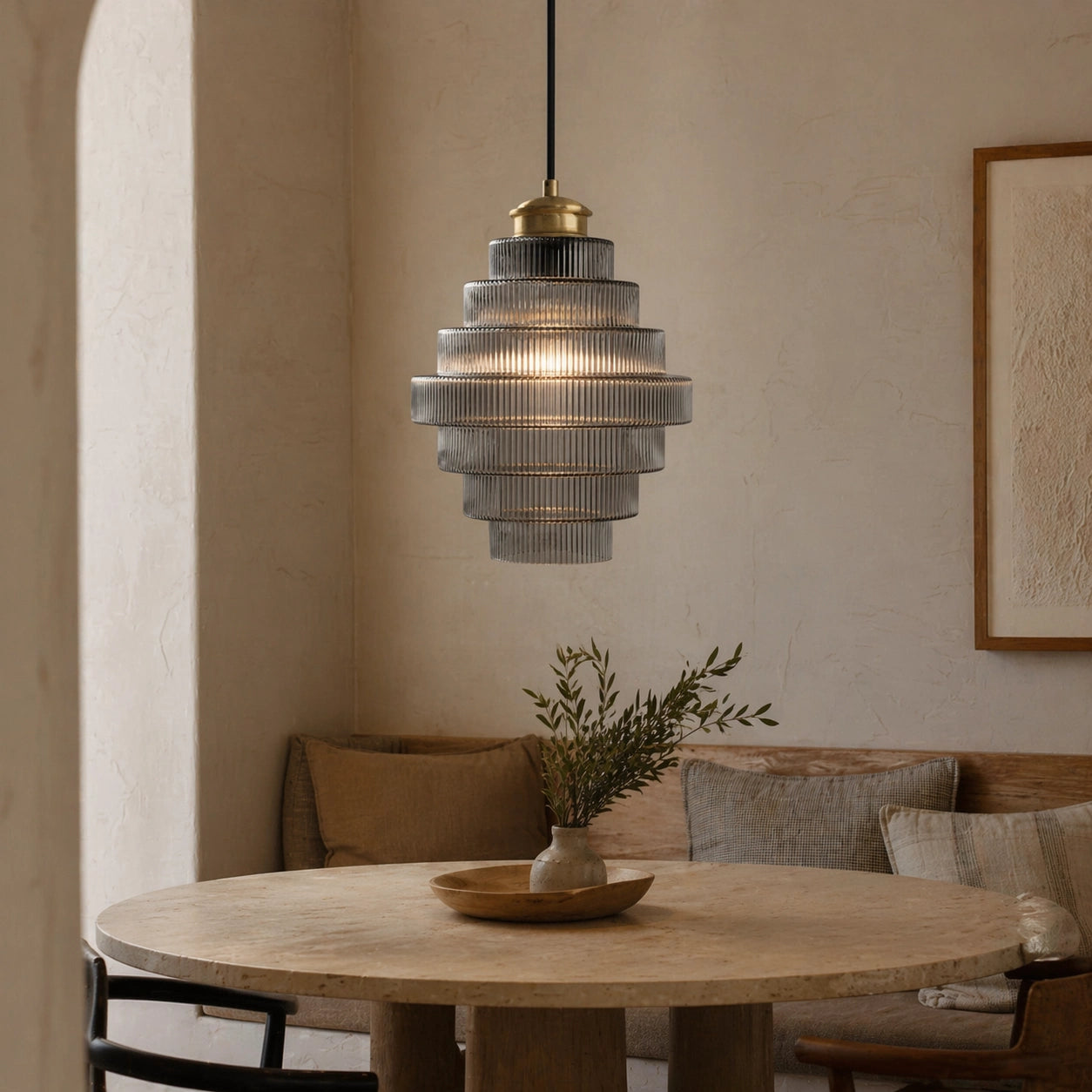 Clarity Antique Brass Striped Stained Glass Bottle Pendant Light (2).webp__PID:58beb366-a562-43e5-95d3-2ec9dc9a371f